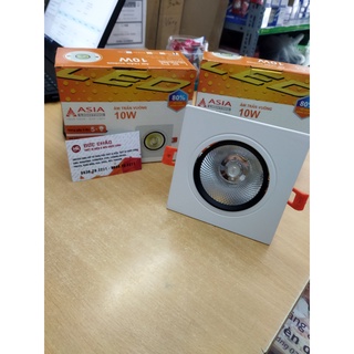 ĐÈN LED ÂM TRẦN VUÔNG RỌI 10W hàng chính hãng Asia bảo hành 24 tháng
