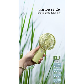 [ Yoobao - F3 ] Quạt Mini cầm tay,để bàn tích điện dung lương cao 6000mAh và 3000mAh CHÍNH HÃNG Yoobao F3