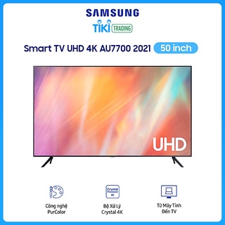 Mua Smart Tivi Samsung 4K 50 inch UA50AU7700