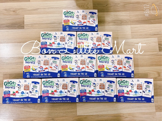 SỮA CHUA GOGO SQUEEZ MỸ (6M+) 85gr_Date 12/2022 - 2023