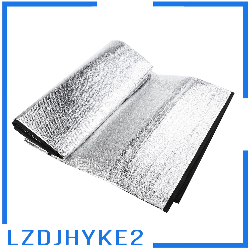 Tấm lót hai mặt bằng lá nhôm chuyên dụng đi picnic cắm trại | BigBuy360 - bigbuy360.vn