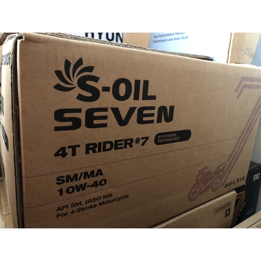 Dầu xe máy xe số Soil Seven 4T Rider #7 SM/MA 10W40