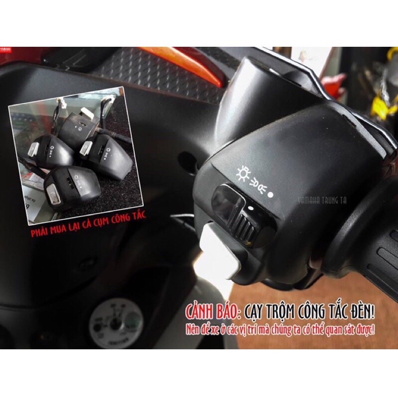Công tắc đèn Ex, Nouvo, Ju mx - núm công tắc tắt mở đèn Yamaha