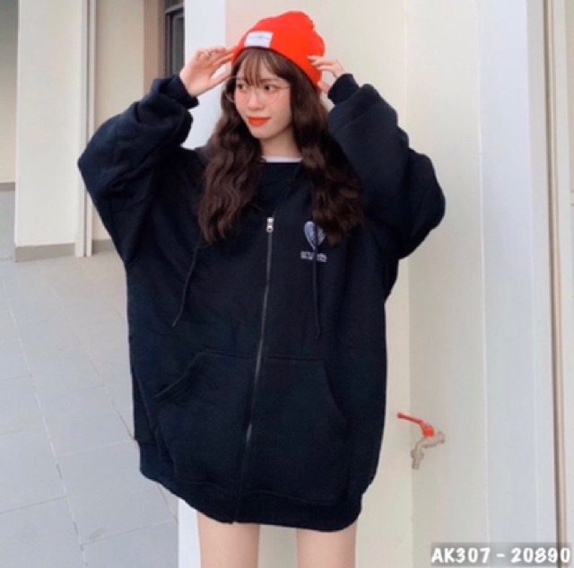 Áo Khoác Nỉ Nam Nữ Thêu Tim Hàn Siêu Hot Nỉ Ngoại Dày Dặn Bomber Jackets Nỉ Form Rộng Unisex THÊU TIM - AK3307 | BigBuy360 - bigbuy360.vn