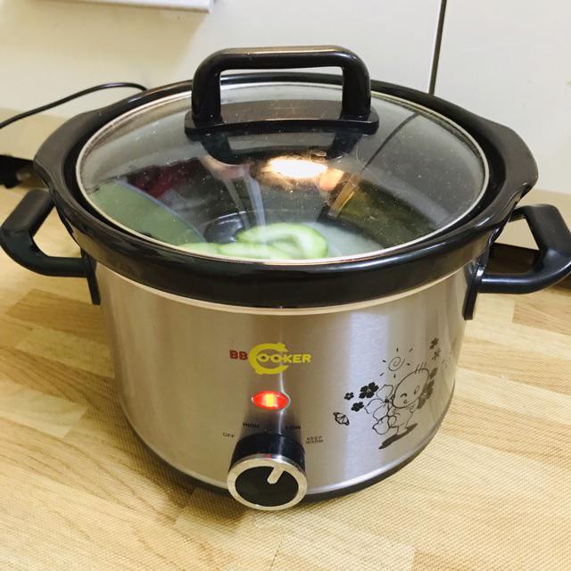 Nồi nấu chậm nấu cháo cho bé BBcooker BS15 BS25 DS25 BS35 dung tích 1.5 2.5 3.5 lít - kèm công thức nấu