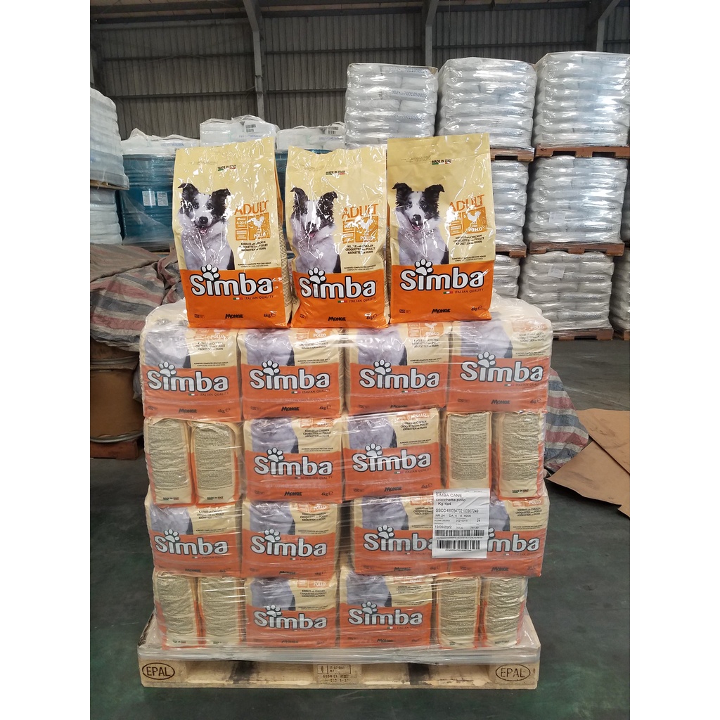 Thức ăn hạt cho chó trưởng thành SIMBA vị Gà thơm ngon bổ dưỡng nhập khẩu Ý - Italia Simba Dog Kibble