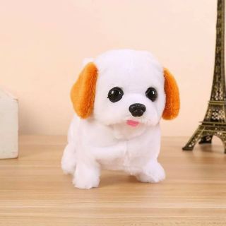 Chó bông biết kêu bibi biết đi biết vẫy đuôi dễ thương