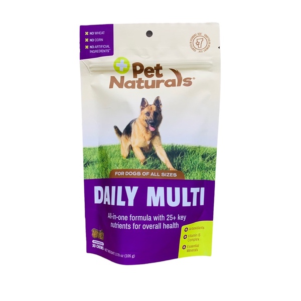 Viên nhai bổ sung dinh dưỡng hàng ngày cho chó Daily Multi For Dogs 30 viên (105g)