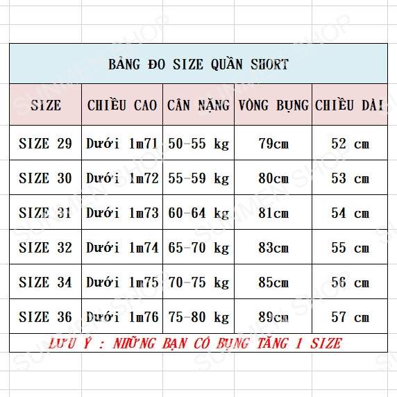 [HCM] Quần Short Nam Kaki Lửng 6 Túi Cao Cấp Túi Hộp Đai Nịt From Rộng Thoải Mái Có Túi Khóa Kéo SUNMEN Size Từ 29 - 36
