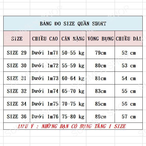 [HCM] Quần Short Nam Kaki Lửng 6 Túi Cao Cấp Túi Hộp Đai Nịt From Rộng Thoải Mái Có Túi Khóa Kéo SUNMEN Size Từ 29 - 36 | BigBuy360 - bigbuy360.vn