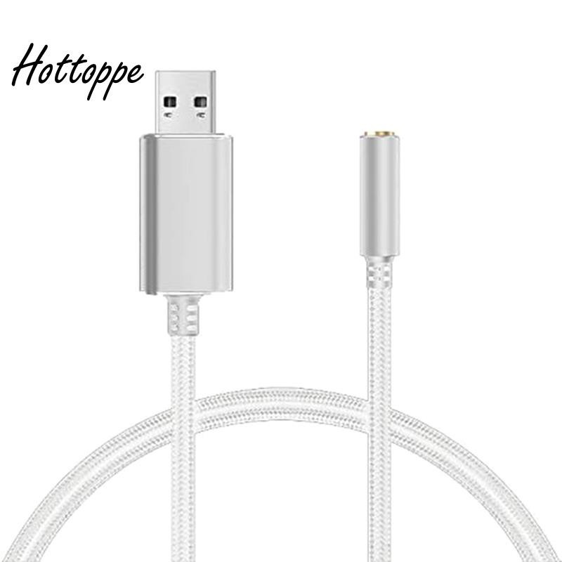 Cáp Chuyển Đổi Thẻ Âm Thanh Từ Usb Sang 3.5mm | BigBuy360 - bigbuy360.vn