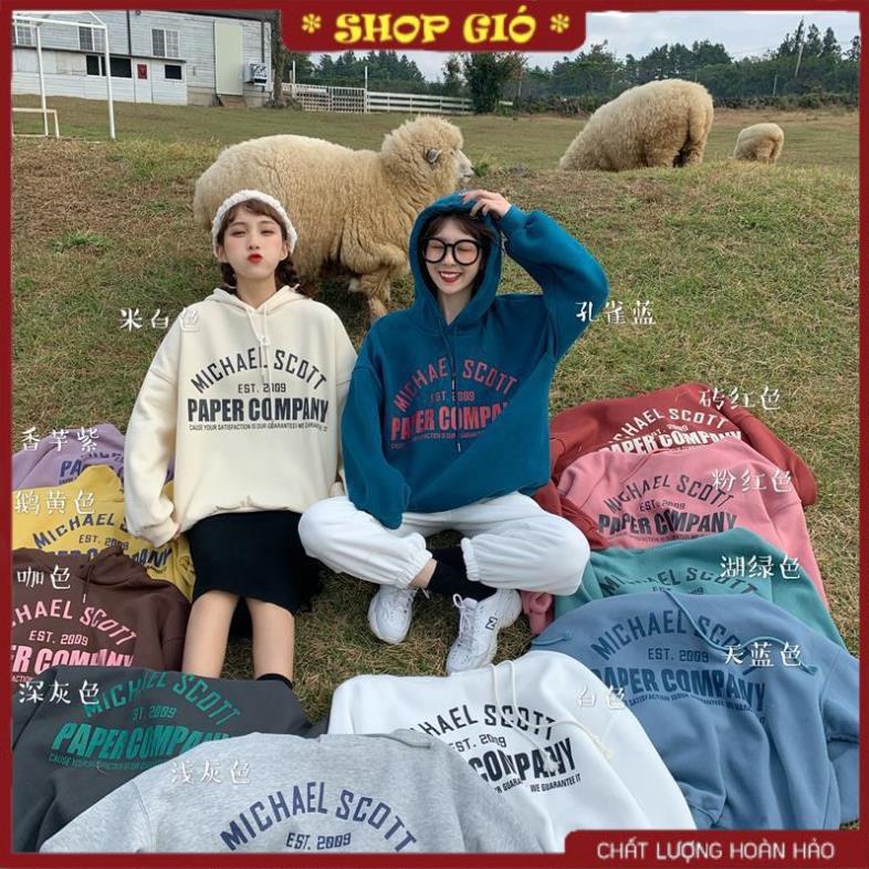Áo hoodie áo nỉ Michael scoot phong cách Hàn Quốc