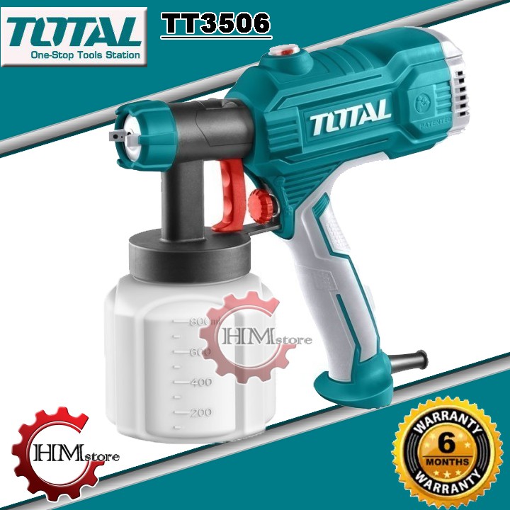 [Chính hãng] Máy phun sơn điện mini TOTAL TT3506 350W - Bảo hành 6 tháng