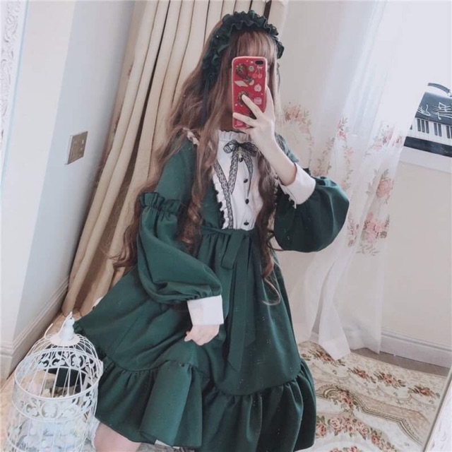 Váy / Đầm Lolita dáng xoè siêu xinh  váy đầm công chúa,dự tiệc, tiểu thư
