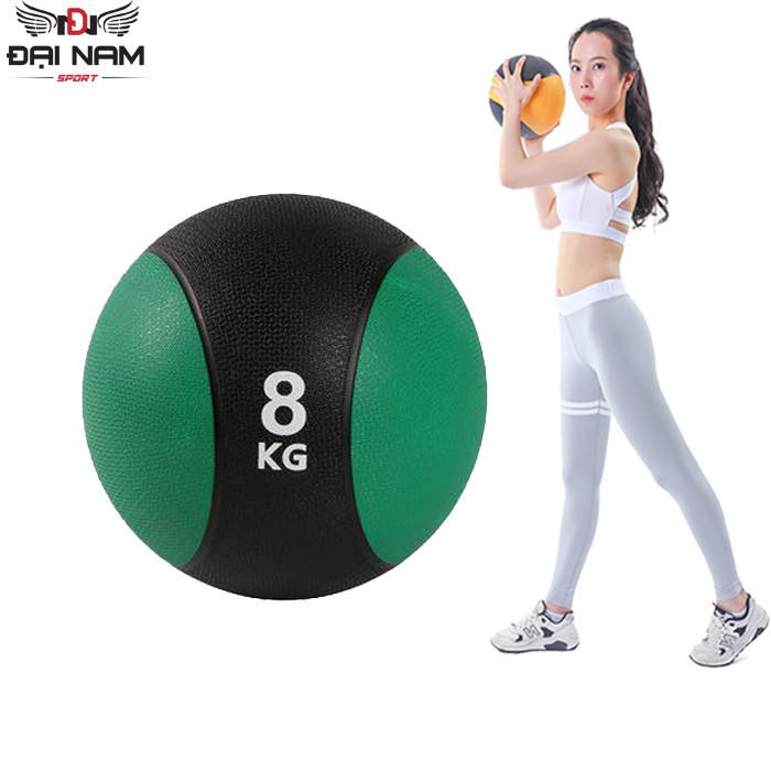 Bóng Tạ Tập Thể Lực 8kg (16B) Chất Liệu Cao Su Đặc,Tập Gym,Tập Yoga Chính Hãng Đại Nam Sport