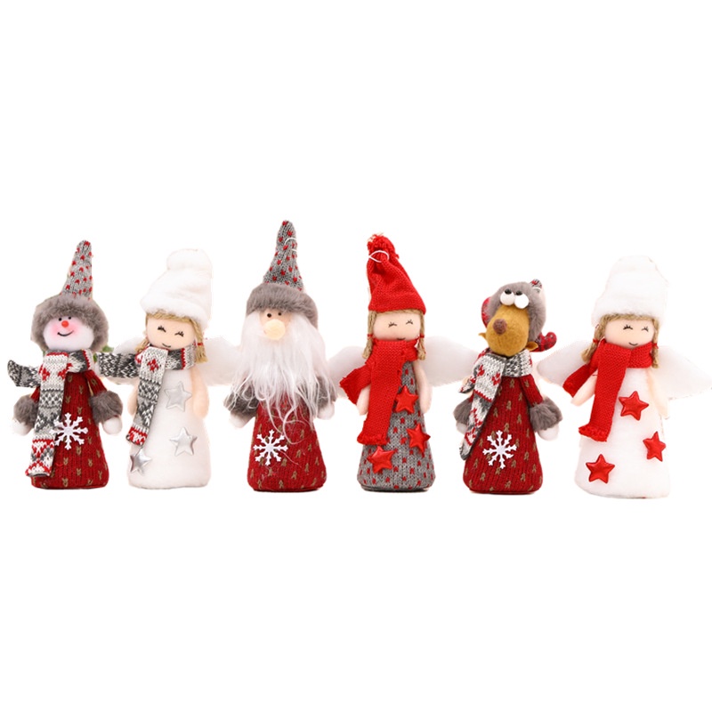 Búp bê ông già Noel thiên thần dùng trang trí cây thông Giáng Sinh