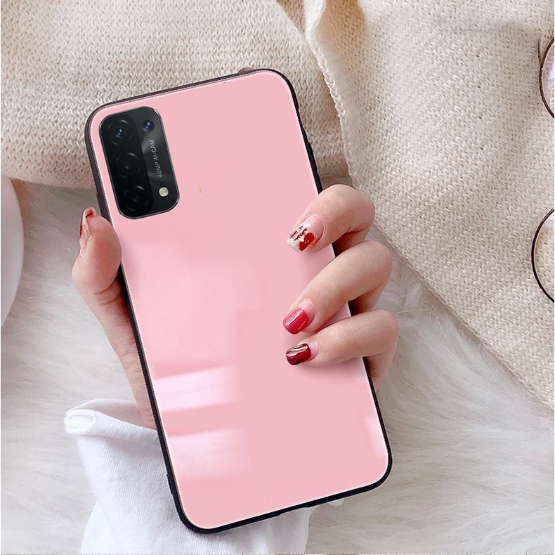 Ốp Lưng OPPO A74, A74 5G,A95, A54 5G Mặt kính gương sáng bóng cao cấp