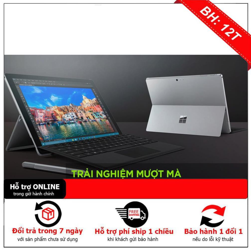 [BH12TH] Surface Pro 5 Cũ Like New + Phím – Core i7 | Ram 8G | SSD 256GB