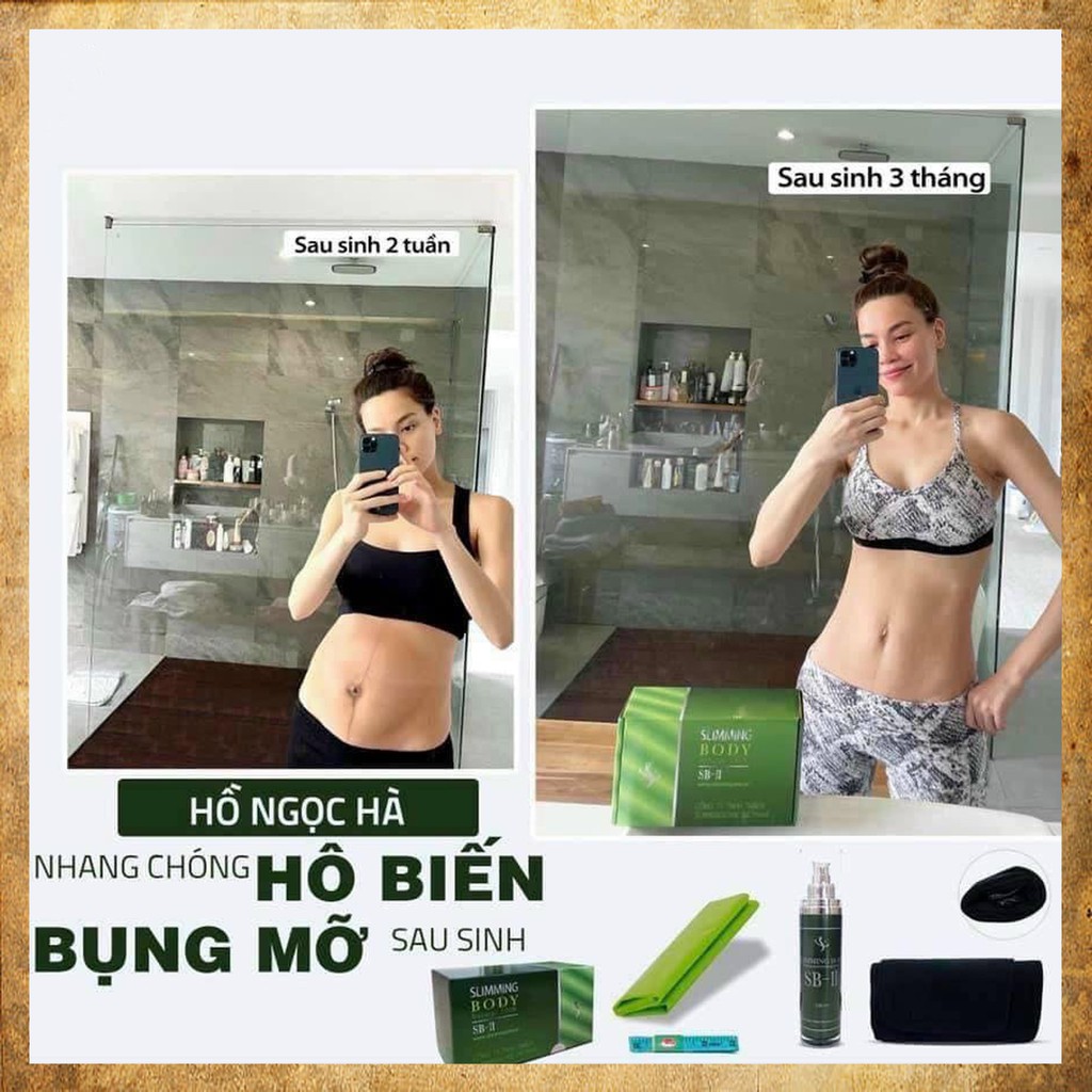 Bộ ủ nóng tan mỡ bụng, đai quấn nóng thải mỡ SLIMMING BODY 2 Với đai điện cải tiến giảm eo hiệu quả an toàn