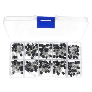 Bộ 200 Linh Kiện Bán Dẫn Bc337 Bc327 2n227 2n3904 2n2406 S8050 S8550 A1015 C18 10n