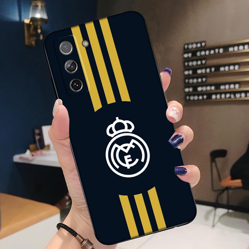 Ốp Điện Thoại Mềm Hình Logo Real Madrid Cho Samsung Galaxy M51 M31 A70 A50s A50 A40s A30s A20 A20s A10s WR183 Mới