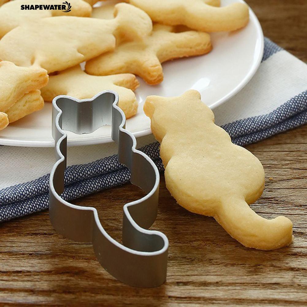 Khuôn Làm Bánh Quy, Sô Cô La Hình Con Mèo Được Làm Từ Thép Không Gỉ