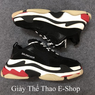 [ Full Box + Túi + Freeship ] Giày Thể Thao Nam Nữ Balen TripS Full Đỏ Đen