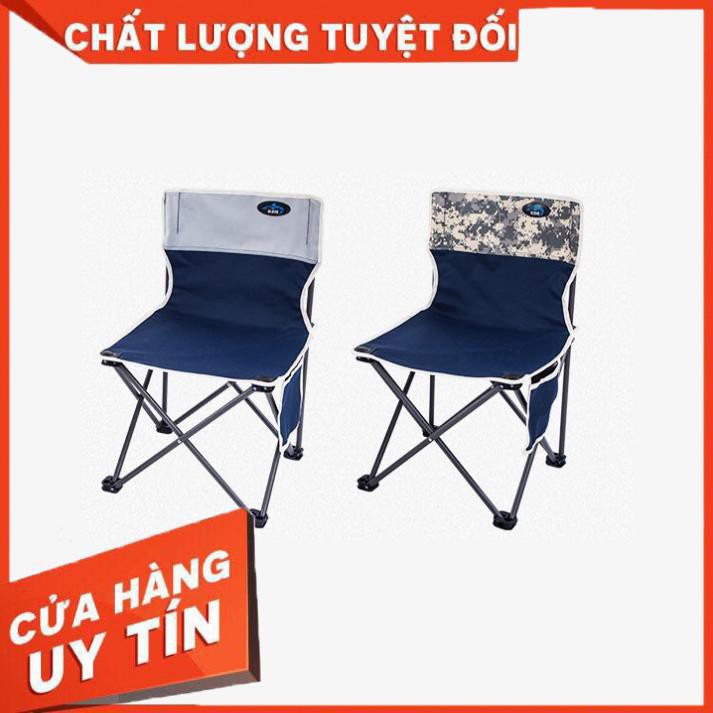 Ghế xếp gấp gọn kèm túi đựng Ghế gấp đi câu cá và đi phượt vải dù khung nhôm cao cấp đế cao su kiểu dáng Quân Đội