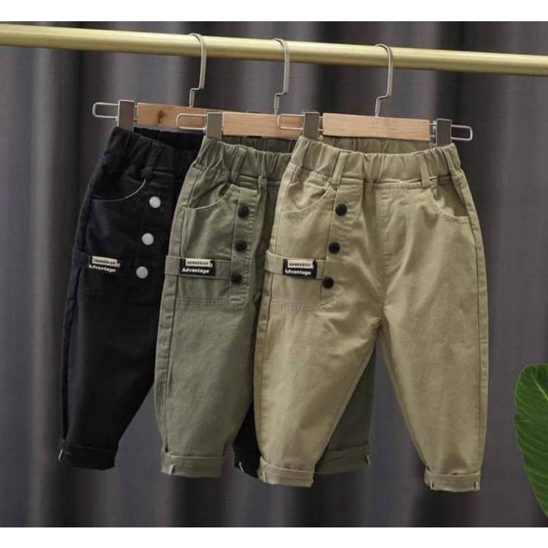 Quần kaki túi hộp bé trai size nhí chất đẹp có dãn 10-20kg