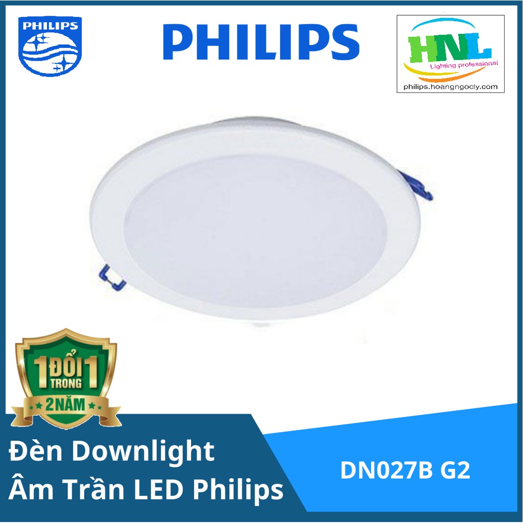 ĐÈN DOWNLIGHT TRÒN DN027B LED 7W-9W-14W-17W-22W G2 PHILIPS