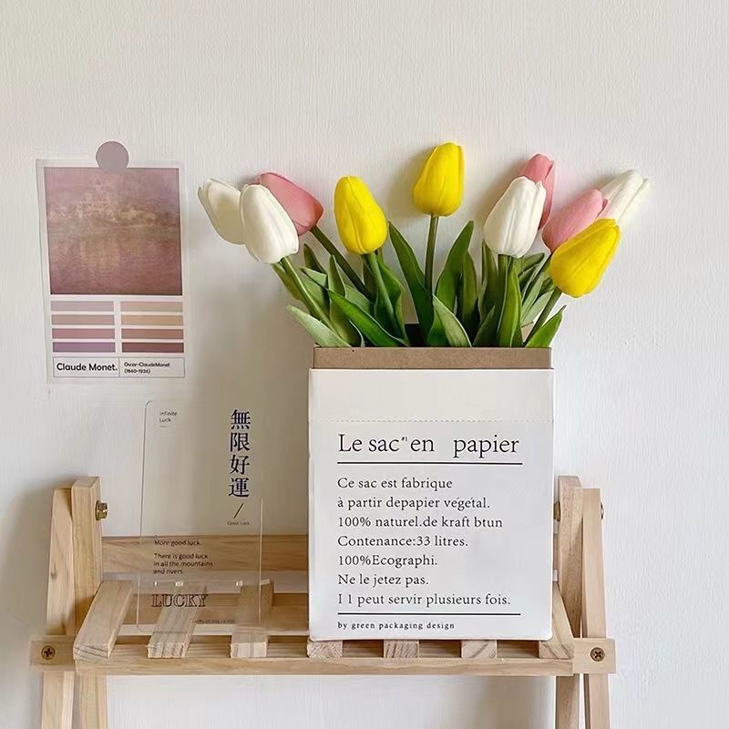 Hoa Tulip Giả Trang Trí Phòng Khách/Chụp Ảnh Tiện Dụng