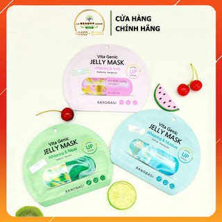 [CAO CẤP] Mặt Nạ Giấy Viên Thuốc MẪU MỚI BNBG BANOBAGI Wrinkle Improvement Brightening Vita Genic Jelly Mask 30 ML