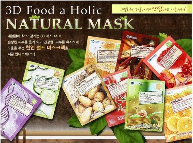 Mặt nạ thiên nhiên Foodholic 3D Mask