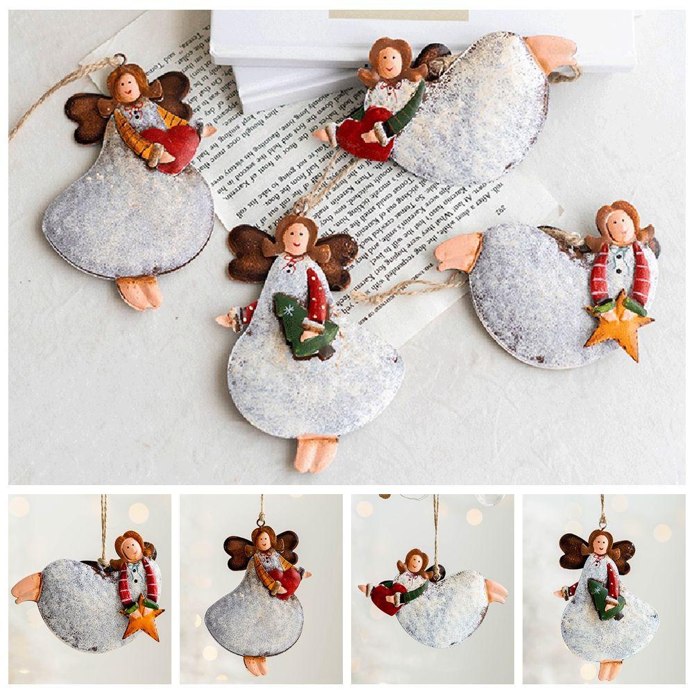 LET Phụ Kiện Treo Trang Trí Cây Thông Giáng Sinh Hình Thiên Thần