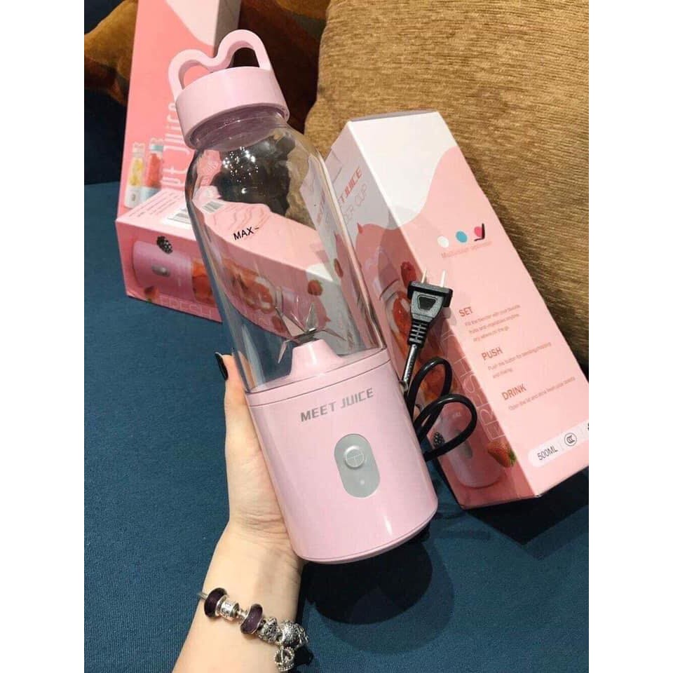 {BẢO HÀNH} Máy xay sinh tố MEET JUICE cầm tay xay siêu mạnh mới - Máy Xay Sinh Tố Mini