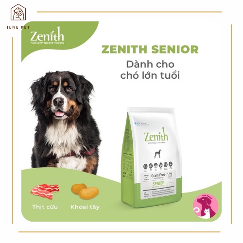 Thức Ăn Hạt Mềm ZENITH Cho Chó Con Túi 3KG, Đồ Ăn Mềm Cho Cún Bổ Sung Đầy Đủ Chất Dinh Dưỡng