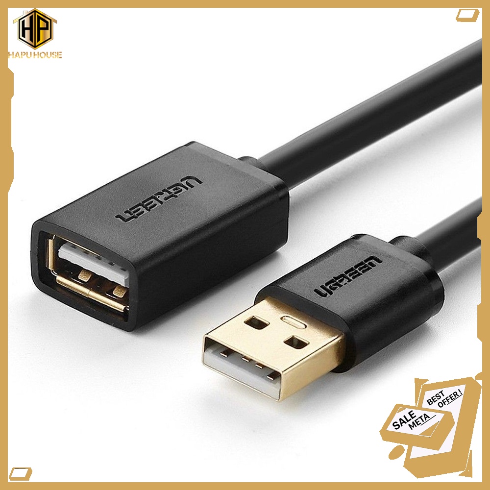 Cáp USB 2.0 Nối Dài 0,5M - 5m Ugreen US103 cao cấp - Hapuhouse