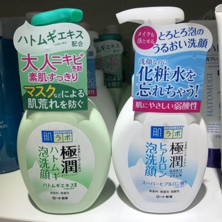 Sữa rửa mặt tạo bọt Hada Labo xanh ngừa mụn - Hada Labo Gokujyun Hatomugi (160ml)