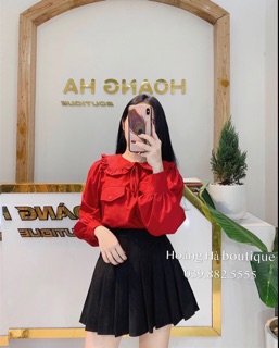 sơ mi cổ bèo