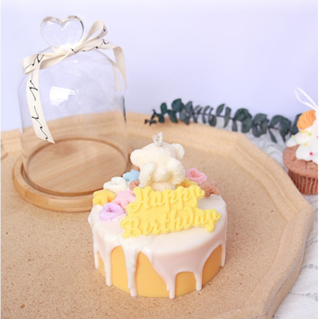 KHUÔN SILICON CHỮ HAPPY BIRTHDAY LÀM NẾN