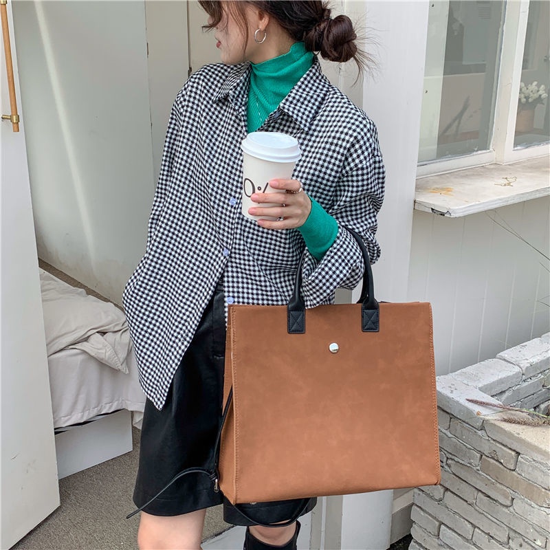 Áo Sơ Mi Caro Phong Cách Retro Hàn Quốc Cho Nữ