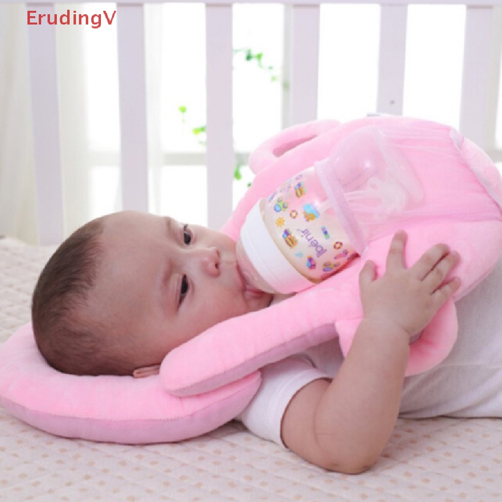 [ErudingV] Giá Đỡ Bình Sữa Em Bé Bằng Cotton Có Gối Kê Tay Mới [Mới]