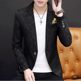 Áo vest nam hoạ tiết đẹp