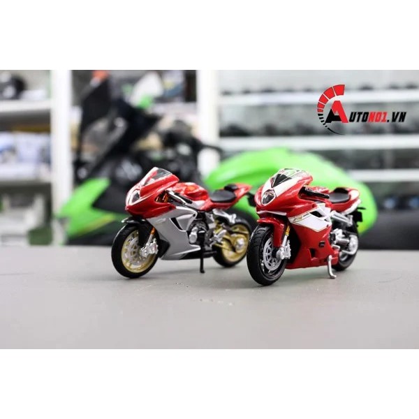 MÔ HÌNH XE MÔ TÔ MV AGUSTA F4RR 2012 1:18 BBURAGO 1069