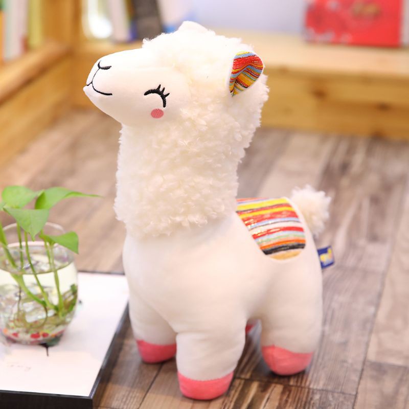 đồ chơi nhồi bông Hình Lạc Đà Alpaca 25cm