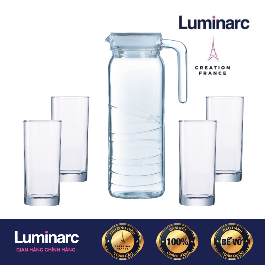 Bộ Bình Ly TT Luminarc Dona Circle Amsterdam 5 món - LUDOV2277