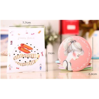 Gương cầm tay mini dễ thương