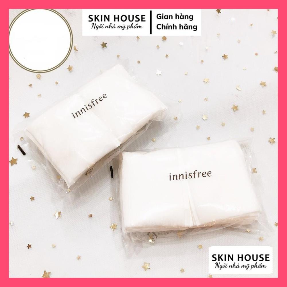Bịch Bông Tẩy Trang Innisfree 5 Lớp Premium Cotton Pads 10 miếng