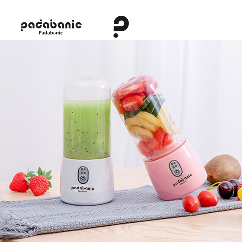Máy Xay Sinh Tố 300ML Padabanic A6 Mini  Đa Năng Dễ Mang Theo Bên Người Sạc Tích Điện Tiện Lợi