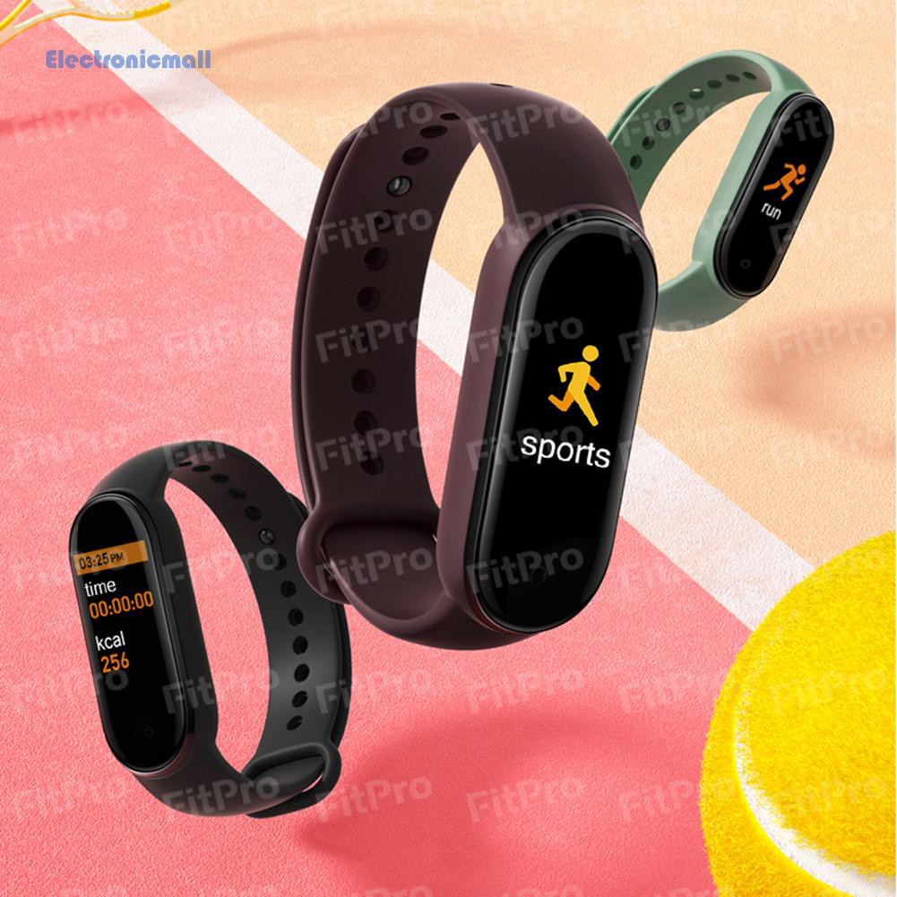 ElectronicMall01 2 Types LED Digital Watch / Color Screen Smart Band Heart Rate Blood Pressure Sleep Monitor Pedometer